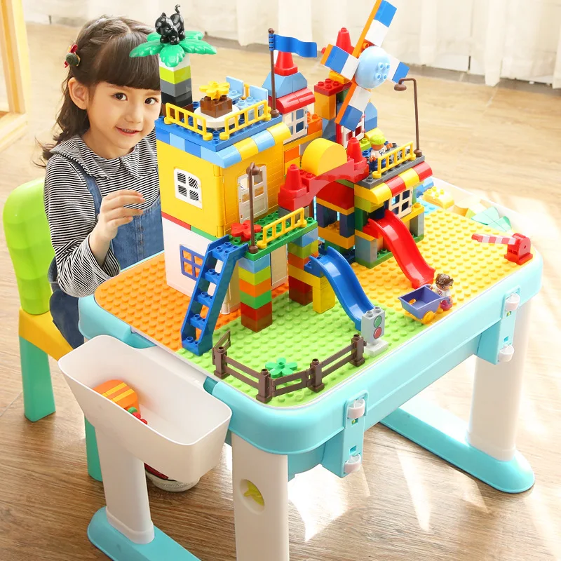 

Fei le Large Particles Adjustable ji mu zhuo CHILDREN'S Toy Baby Early Childhood Creative Educational Flexible Assembled Study T