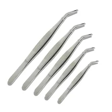 Пинцет из нержавеющей стали туалетный Пинцет(12,5-30 см) с круглым носком аксессуары для локтя пинцет/пинцет против повидона