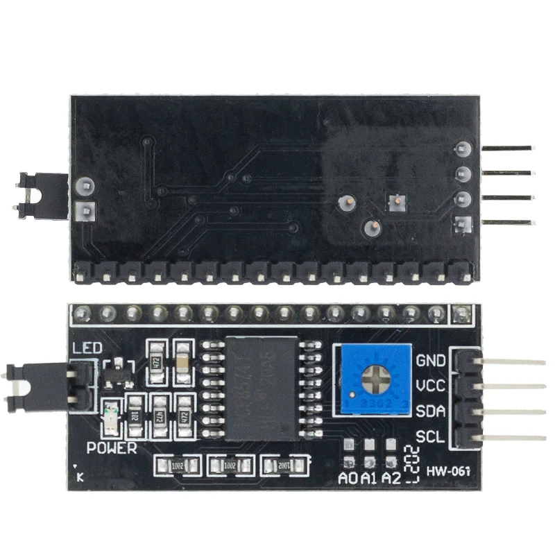 5pcs PCF8574 IIC I2C TWI SPI Serial Interface Board Port 1602 2004 LCD LCD1602 Adapter Plate Converter Module | Электронные
