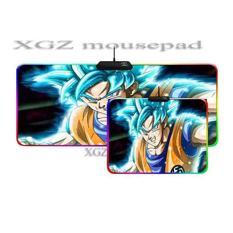  XGZ DIY Custom Large RGB Mouse Pad Black Hem Computer Desk Speed Natural Rubber Non-slip XXL Decora