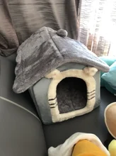 Bed-Mat Basket Kennel Sofa Dog-House Cat-Nest Puppy Cave Foldable Small Chihuahua Pet-Products