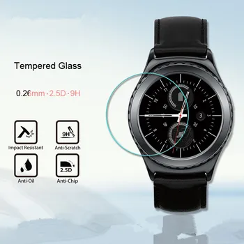 

3Pcs For Samsung Gear S2 S3 S4 Gear 2 R380 Tempered Glass 9H Anti Scratch Ultra Thin Screen Protectors
