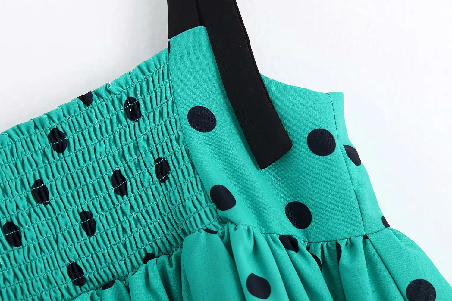 Women sexy dot print crop top bow tie adjustable strap sleeveless back elastic short blouse chic tops blusas