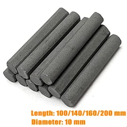 Tige à noyau de Ferrite, diamètre 10MM, longueur 5100/140/160/200mm, barre à ondes moyennes 1 pièce 