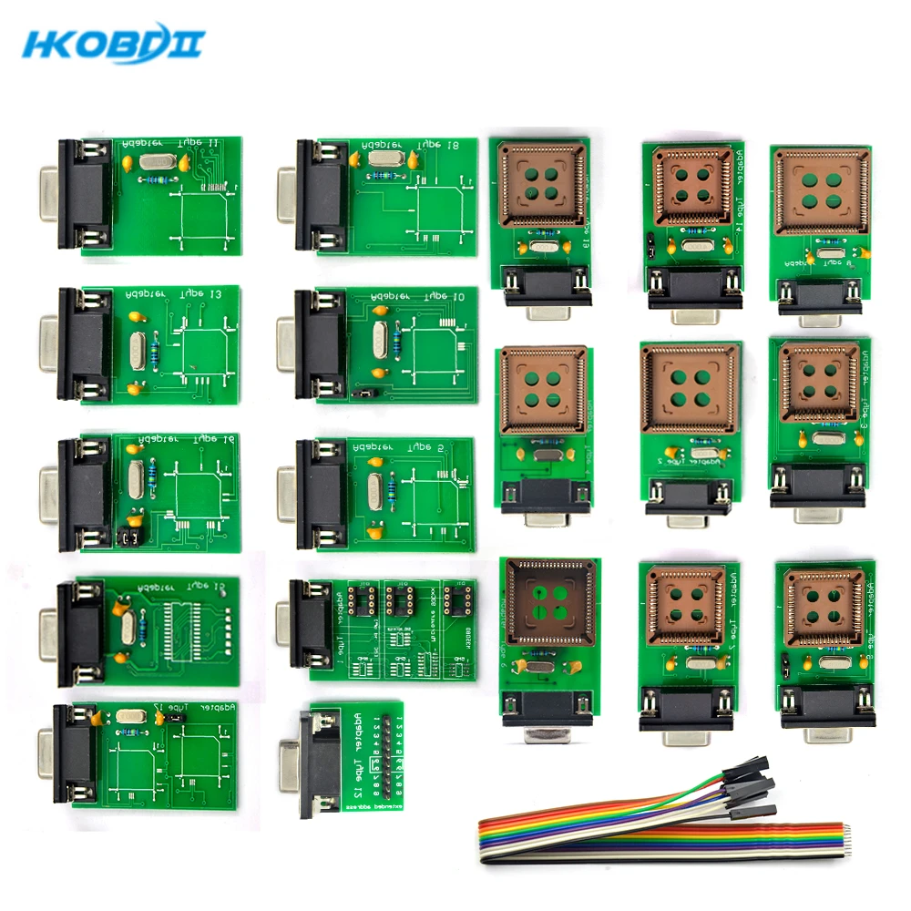 Новый USB программатор HKOBDII UPA V1.3 полностью Адаптеры инструменты для настройки