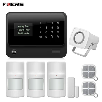 

FUERS G90B-PLUS 2G GSM Alarm System APP Remote Control Smart 2020 Home Intelligent 2.4G GSM GPRS SMS Wifi Alarm System Security