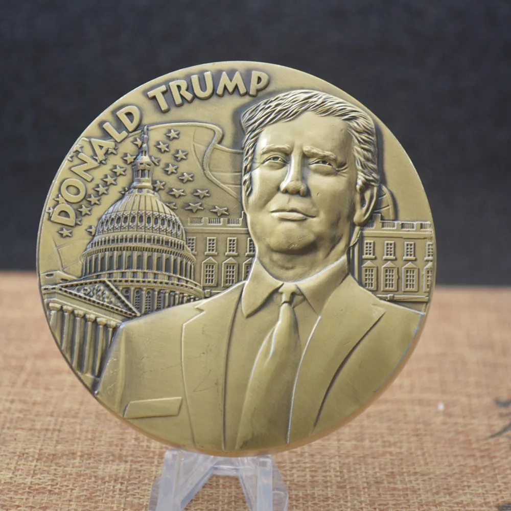 1 шт. Дональд Дж. Трамп 2020 держать Америку Великий коммандер главный Золотой вызов