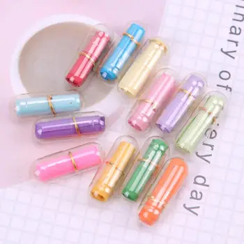 

50Pcs Clear Wish Bottle Blank Letter Paper Message Envelope Capsule Love Pill