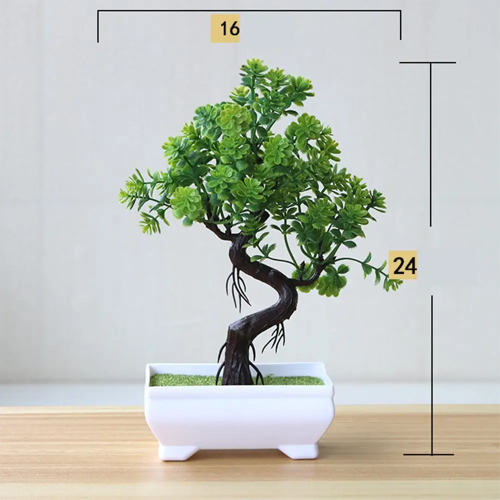 

MeterMall Artificial Plant Bonsai Ornament for Home Dinning Table Decor Craft
