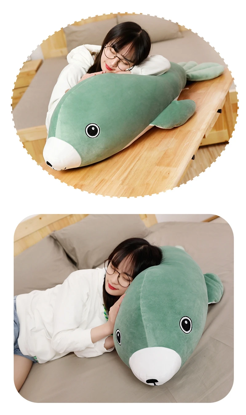 cute cartoon seal doll plush toy giant soft sleeping pillow doll baby bed comforting toy birthday xmas gift 47inch 120cm DY50768(1)