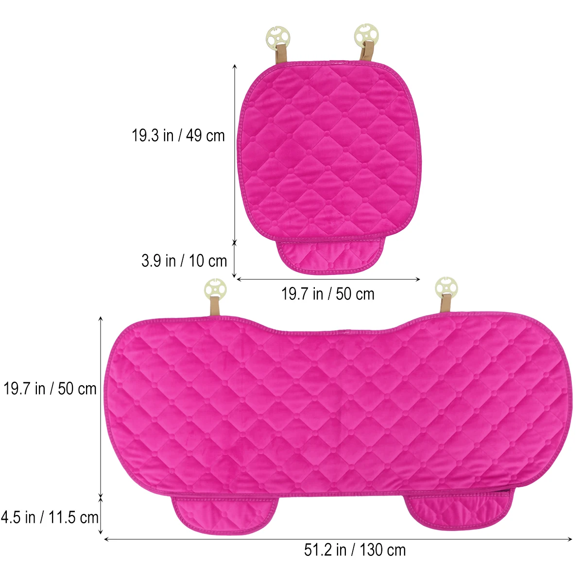 3 шт. розовые чехлы для сидений автомобиля чехол на сиденья в салон автомобиля подушка коврик автомобильные принадлежности автомобильные аксессуары