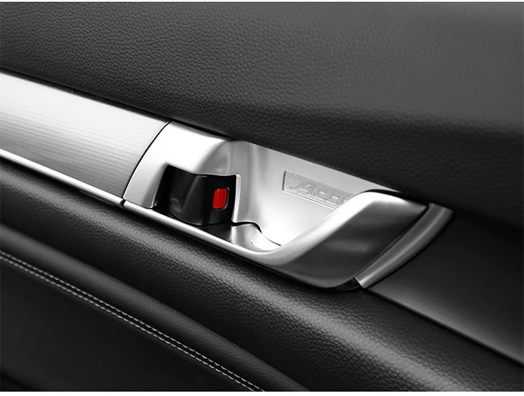 Для Honda Accord 10th ABS хромированный автостайлинг, внутренний колпачок для ручки двери, наклейки для отделки, аксессуары для интерьера