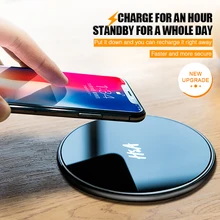 H& A 10 Вт Qi Беспроводное зарядное устройство для iPhone X Xs MAX XR 8 plus Зарядка для samsung S8 S9 Plus Note 9 8 USB зарядное устройство для телефона