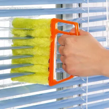 

1pc Brush Venetian Blind Clean Dust Cleaner Slats Mini Duster Portable Blind Brush Kitchen Accessories