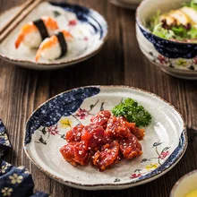 

Japanese ceramic tableware creative dishes combination