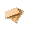 13*12cm Double-Deck bamboo Storage Rolling Tray tobacco Cigarette herb for grinder cone Smoking Accessories 3