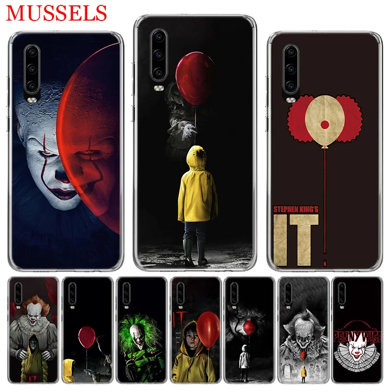 

Pennywise Clown Popular Phone Case For Huawei P30 P20 Mate 20 10 Pro P10 lite P Smart + Plus Z 2019 Customized Cover