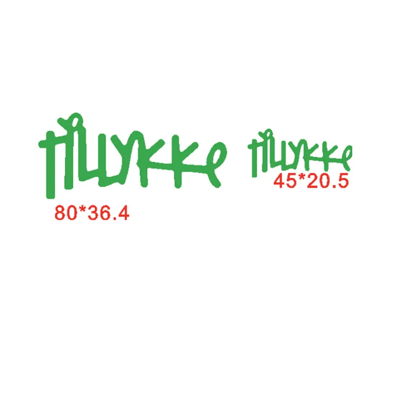 

tillykke Danish Word Die Cuts For Card Making Danish Word tillykke dies scrapbooking metal cutting dies new 2019 Word Decoration