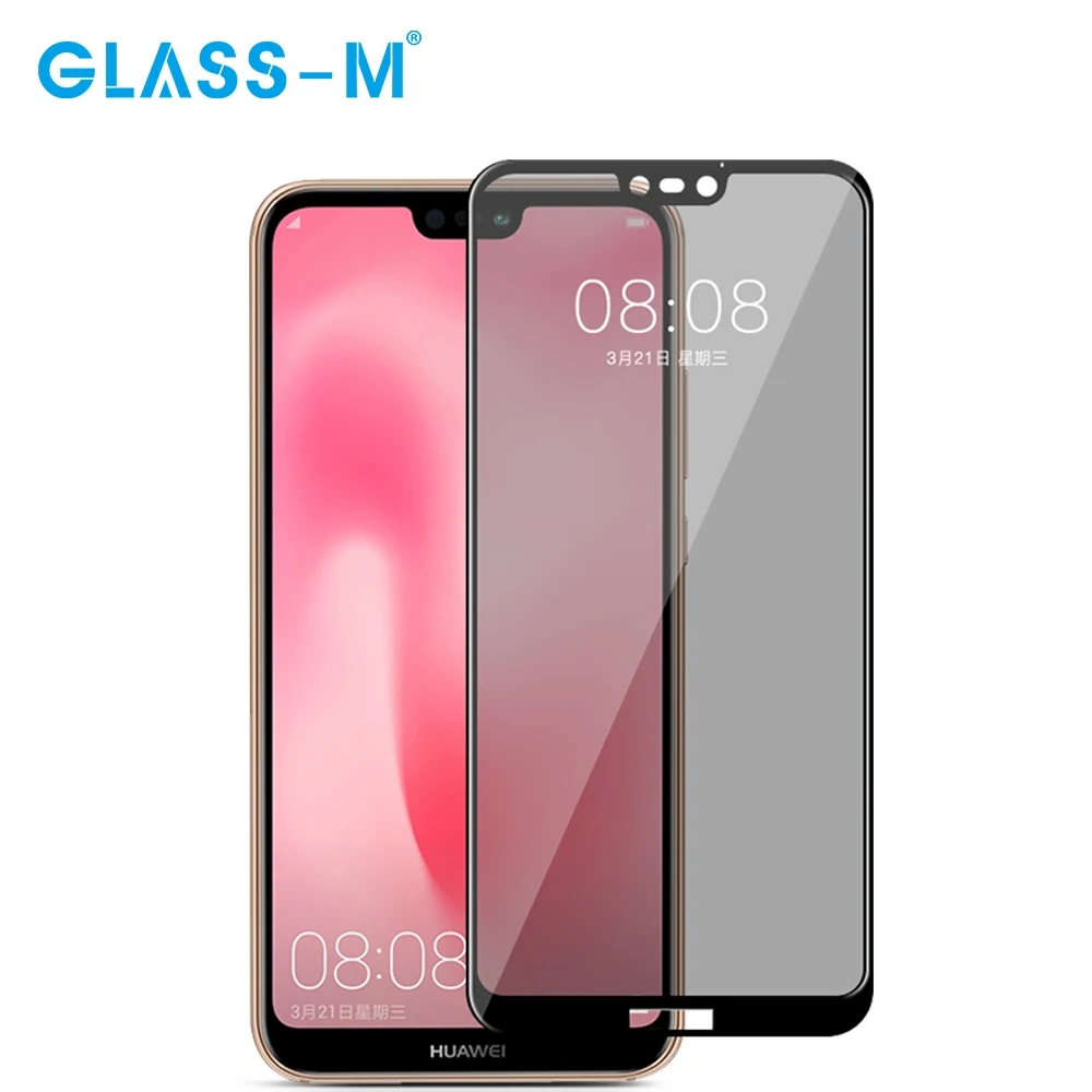 

GLASS-M Privacy Anti-Peep Tempered Glass for Huawei P Smart 2019 P20 P30 Lite Pro Protective Glass Screen Protector Film