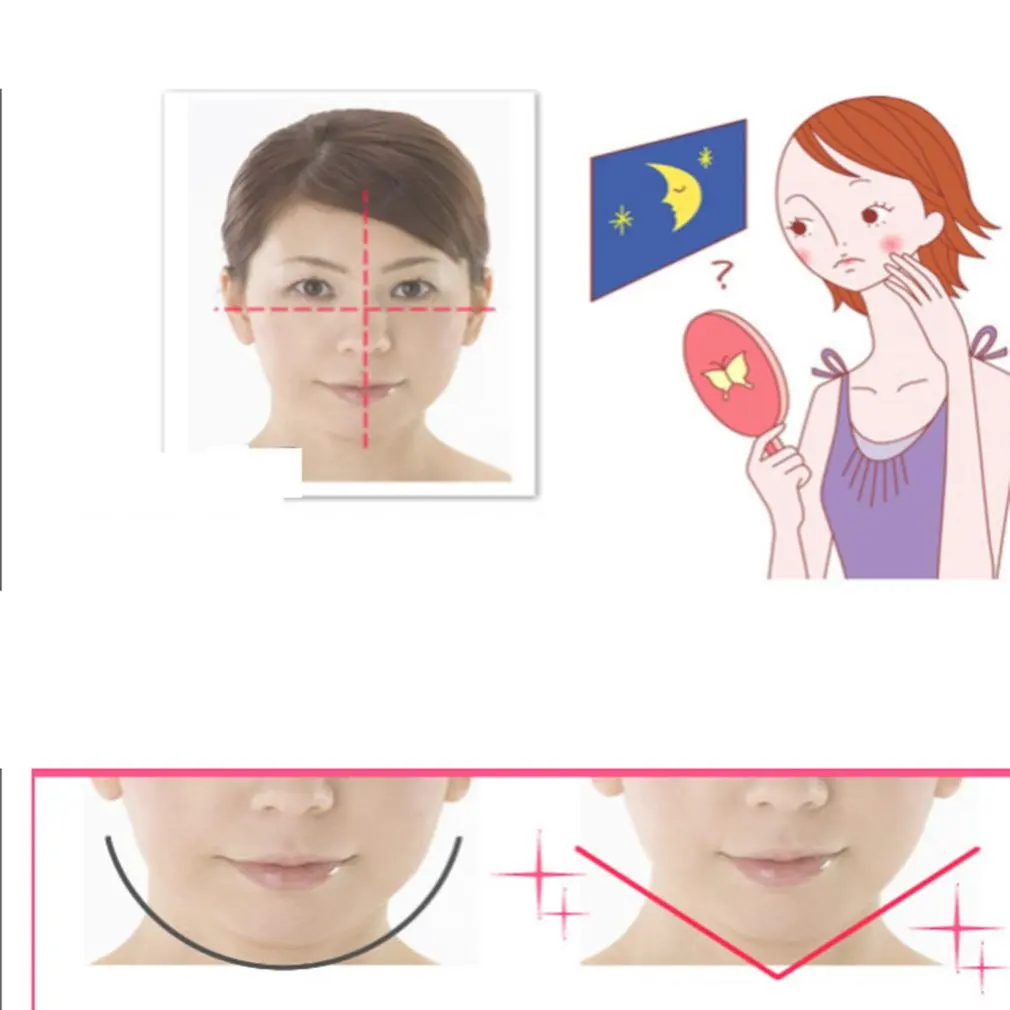 Korean Elastic Face Mask V Face Artifact Thin Face Shaping Lifting Firming To Remove Double Chin To Reduce Wrinkles