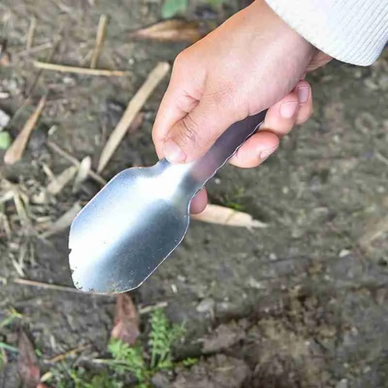 Ultralight Shovel Garden Tools Steel Garden Shovel Outdoor Mini Backpacking Potty Trowel Camping Farming Camping Shovel