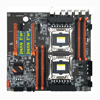 

X99 Motherboard LGA 2011-3 Support Dual CPU DDR4 Support 8X32G Memory for LGA 2011-3 Xeon E5 Series
