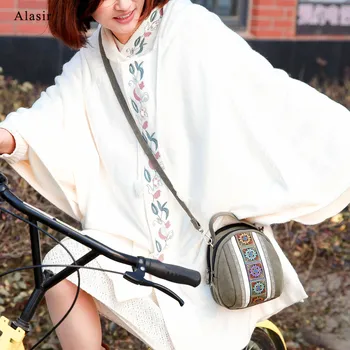 

Alasir Casual Shoulder Bags Cotton Canvas Bags Embroidery National Women Ladies Hand Bags Small Crossbody Bags