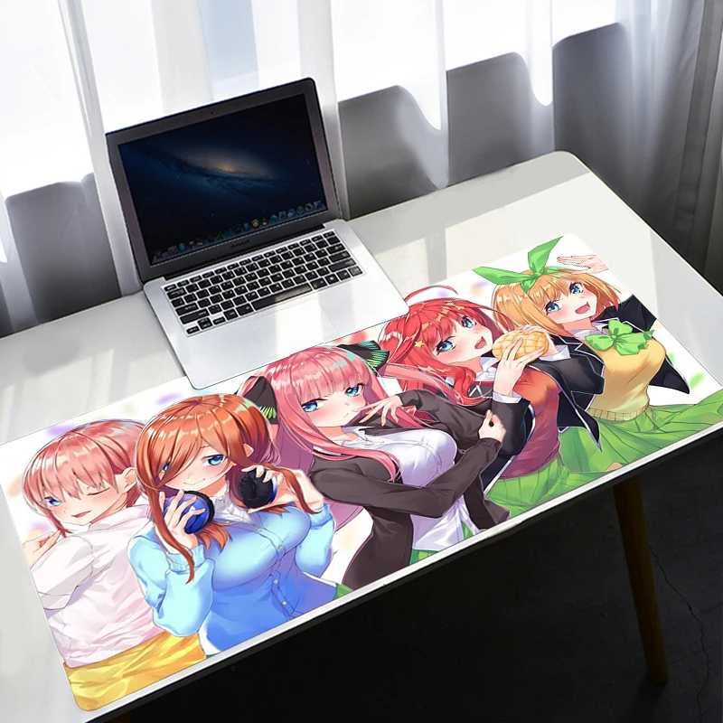 

Коврик для мыши с аниме девушкой gotouпучок No Hanayome, большой игровой коврик для мыши Otaku Kawaii, размер XL, мультяшный коврик для мыши 90x40 см, компьюте...