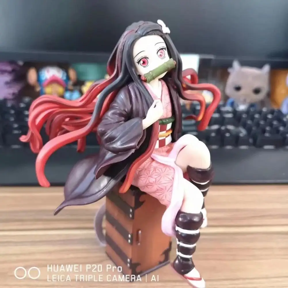 Kimetsu no Yaiba фигурка Tanjirou Nezuko Zenitsu 1/8 ПВХ Статуэтка Игрушка Аниме Demon Slayer фигурка дракона изменения игрушки