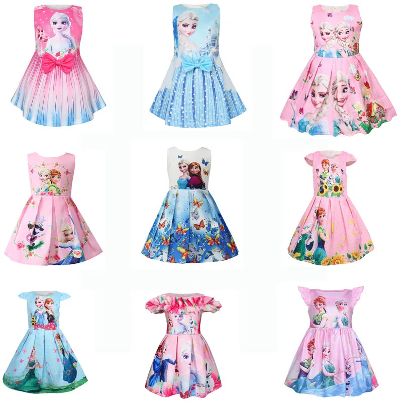 Girl Dress Lol Unicorn Dress Robe Fille Children 's Vestido Infantil Frocks Kids for Girls Sleeveless Costume Summer PromVintage