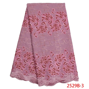 

2019 Man And Woman Swiss Dry Lace In Switzerland Voile Swiss Lace Good Quality For Sewing Hot Sale African Lace Fabric GD2529B-3
