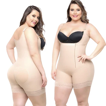 

Butt Lifter Shapewear Women Tummy Control Waist Trainer Body Shaper Large Size Lace Corset Slimming Underwear Fajas Colombianas