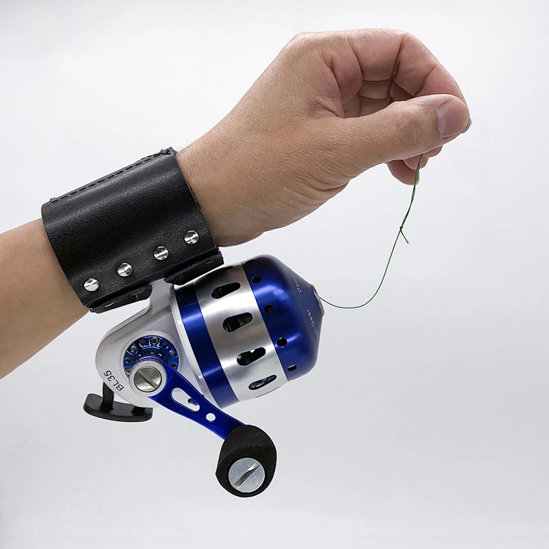 

Slingshot Fishing Reel 6+1 BB 3.6 :1 Spinning Hand Wheel Outdoor Hunting Shooting Compound Bow Closed Reel with Line 2020 New