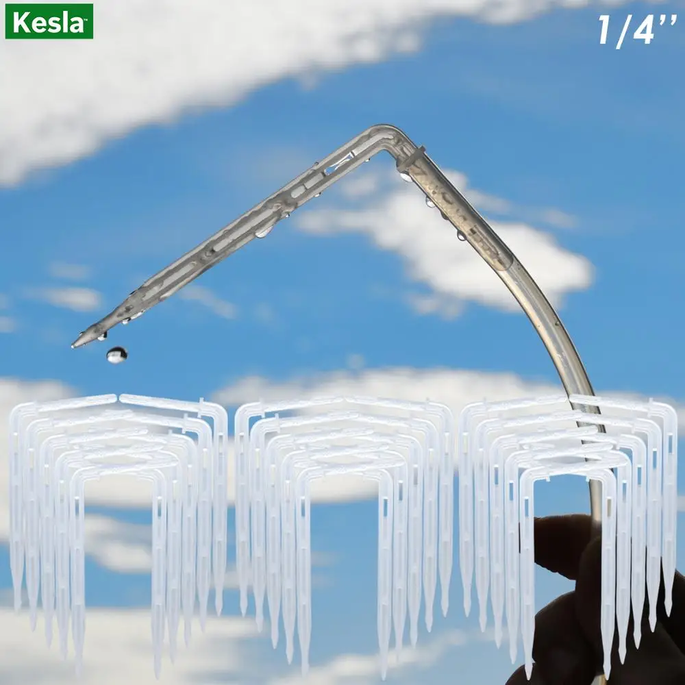 Прозрачные капельницы KESLA 50 шт. 4/7 мм 1/4 дюйма для орошения в горшке и теплице | Дом