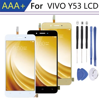 

For pantalla VIVO Y53 LCD display in Mobile Phone LCDs 10 táctil piezas Touch Screen телефон сенсорный Digitizer Assembly Parts