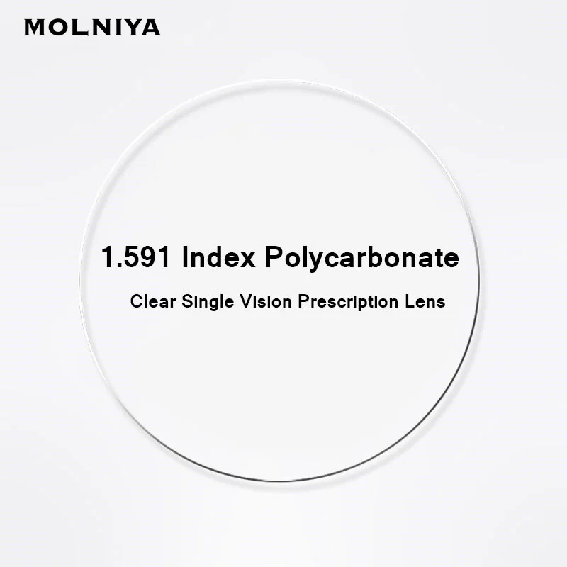 

1.591 Index PC Polycarbonate Prescription Glasses Unbreakable Lenses for Myopia Hyperopia Anti Impact Anti UV