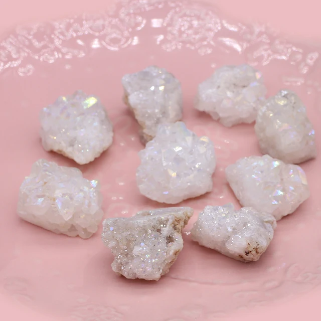 Természetes Ásványi Kőminták Kristálykvarc Szabálytalan Alak Durva Drágakő Kőzet Reiki Gyógyító Otthoni Dekoráció Lyuk Kézműves