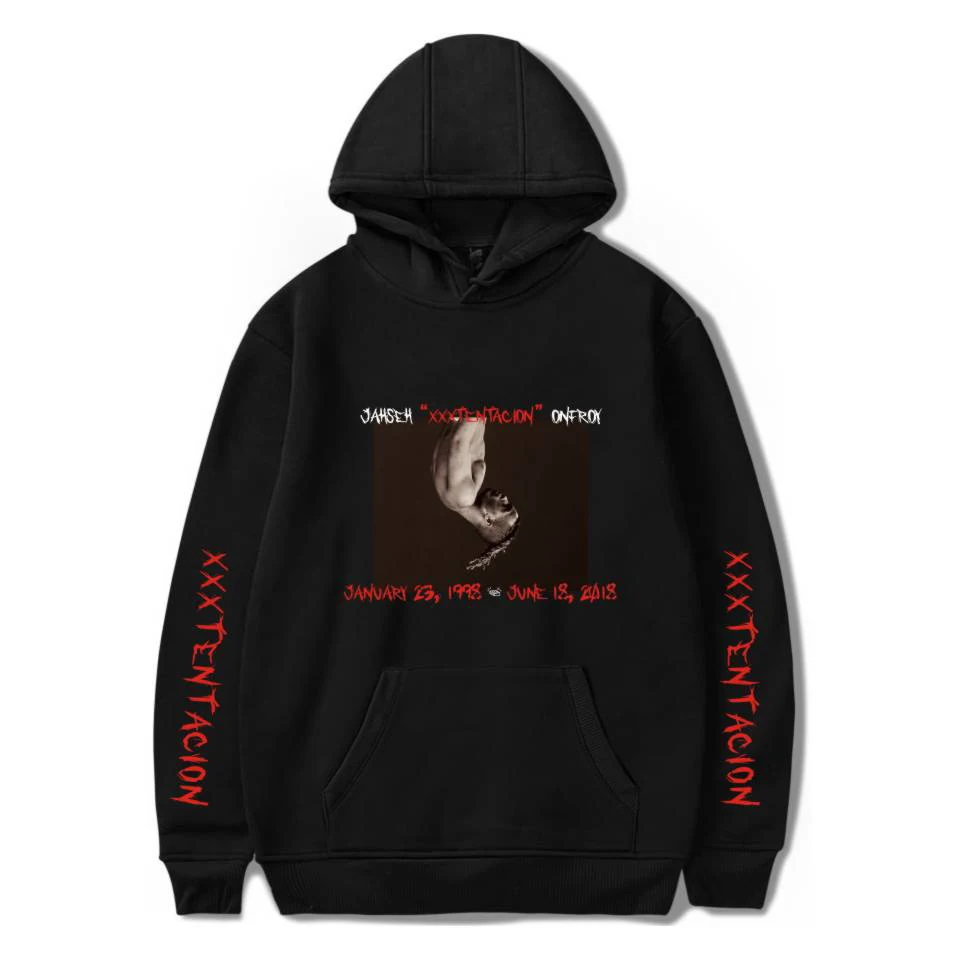 Новейшие Модные xxxtentacion свитер с капюшоном Rip хип хоп рэппер толстовки Jahseh Дуэйн