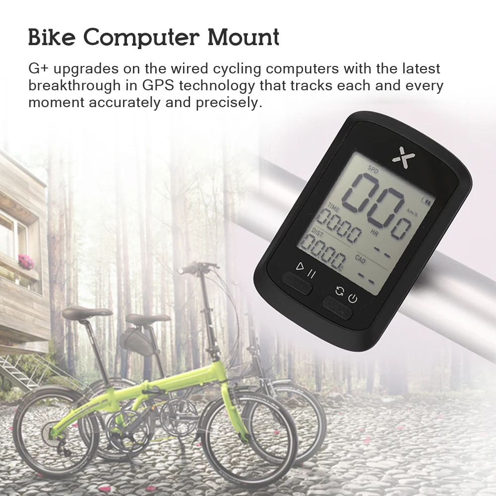 

MTB Bike Computer G+ Wireless GPS Speedometer Waterproof Road Bike Bicycles Backlight Bt ANT+ with Cadence Cycling Computers