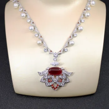 

Luxury Long crystal sweater necklaces geometry shinning crystal dress costume jewelry accessory