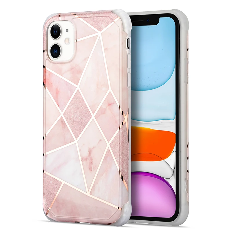 2020 New Marble Phone Case For iPhone11 Pro Max X XR XS Max 7 8 Plus Luxury Glitter Protection Back Cover