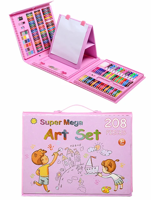 Children′ S Toys Art Supplies DIY 208PCS Drawing Set with Drawing