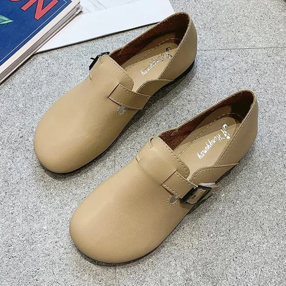 

Cresfimix Zapatos De Mujer женские милые светильник Вес коричневого цвета из Pu искусственной кожи на весну деловая обувь без шнуровки; Лоферы; Женская повседневная обувь бежевого цвета A9726