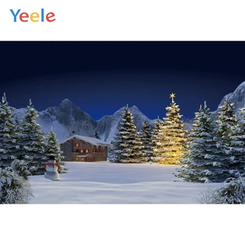 

Yeele Christmas Photocall Winter Light Decors Pines Photography Backdrops Personalized Photographic Backgrounds For Photo Studio