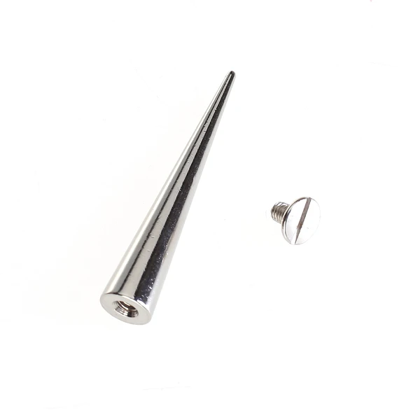 10x 0.5-3.2mm Micro Drill Chuck Collet Bit Brass Shank F Tool For Dog Collars Punk Jacket Bracelets Goth Apparel