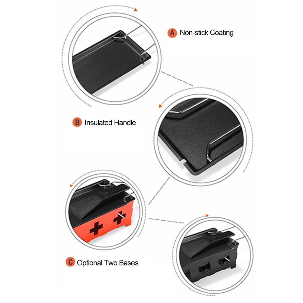 Антипригарная мини печь для барбекю сыра с длинной ручкой противень выпечки