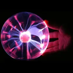 Лава ящик лампы Lightning 3 дюйма волшебный плазменный шар Ретро Свет Дети Рождественская вечеринка Хрустальный подарок украшение комнаты