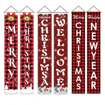 

Letter Christmas Decoration Couplet Ornaments Pendant Hanging Gifts Xmas Tree New Year Party Wedding Home Decor Supplies 63024