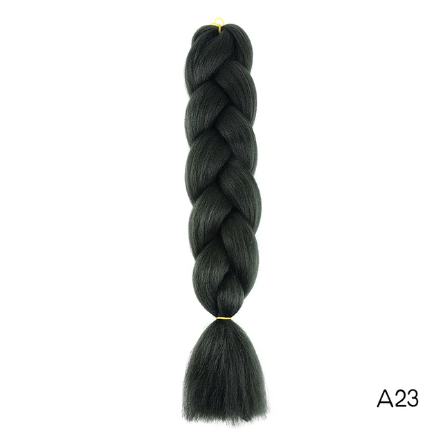 Hair Braid Synthetic Jumbo False Braid Pre Stretched Afro Wholesale Ombre Braiding Hair Extensions  Color Dreadlocks P18/613