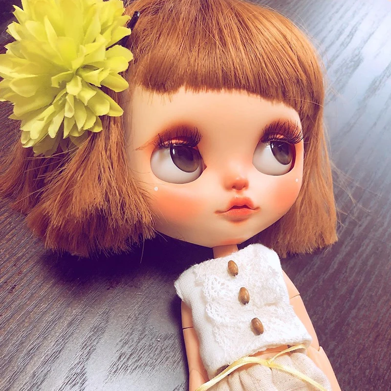 

Factory Neo Blyth Doll Customized Matte Face,1/6 BJD Ball Jointed Doll Blyth Dolls for Girl,Reborn Baby Born Toys for Children 5
